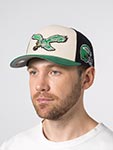 Бейсболка MITCHELL NESS арт. HP14950-PEAOFWH Philadelphia Eagles NFL (кремовый / зеленый)